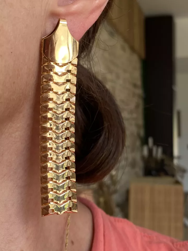 Boucles d'oreille Chaîne d’Éclat