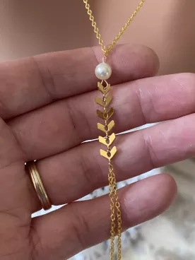 Collier de dos mariée  Séréna