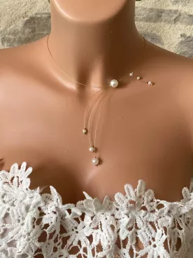 Collier mariée Aura Bohème