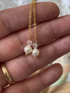 Collier de dos mariée  Séréna