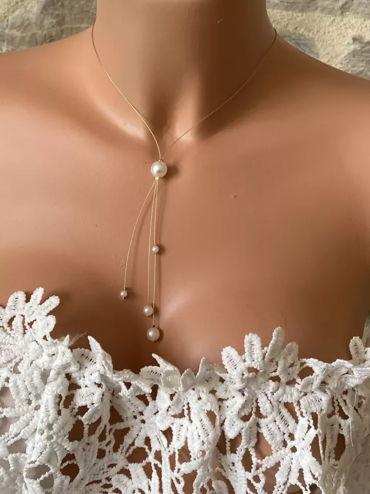Collier mariée Élégance Bohème