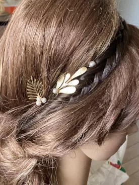 Pic à cheveux Douce Feuille