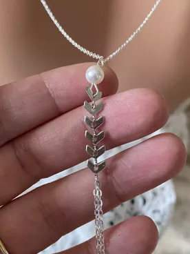 Collier de dos mariée  Séréna