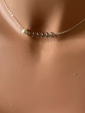 Collier de dos mariée  Séréna
