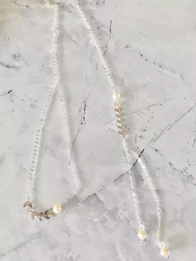 Collier de dos mariée  Séréna